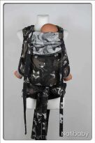 Foxes Nero, MEI TAI CARRIER, [100% cotton] baby carrier, baby carriers, ergonomic baby carrier, ergonomic baby carriers, ssc carrier, ssc carriers, ssc baby carrier, ssc baby carriers