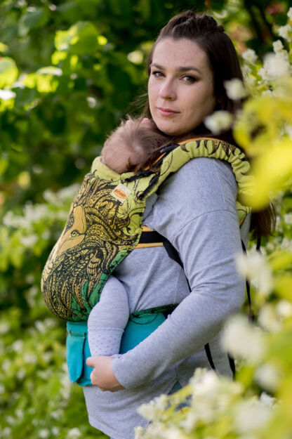 Friendly Lion Viridi, NatiGrow Adjustable Carrier, [25% linen, 75% cotton]