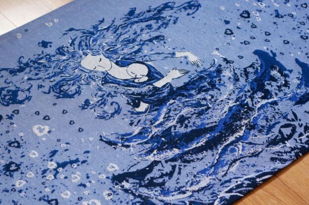 Dancing Close To Me Blue, WRAP, [100% cotton], sp.off. baby wrap, baby wraps, babywearing, wrap, wraps, for children, for child, sling, slings, baby sling, baby slings
