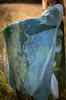Wheat Field with Cypresses by van Gogh [100% cotton]