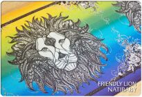 Friendly Lion, WRAP, [100% cotton], sp.off. baby wrap, baby wraps, babywearing, wrap, wraps, for children, for child, sling, slings, baby sling, baby slings