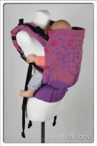 Bubbles Amaranto Light, NATIGO CARRIER, [100% cotton] baby carrier, baby carriers, ergonomic baby carrier, ergonomic baby carriers, ssc carrier, ssc carriers, ssc baby carrier, ssc baby carriers