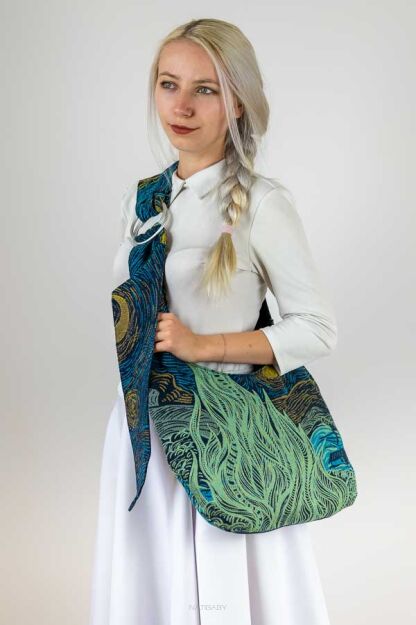 Hobo Bag Starry Night Glitter