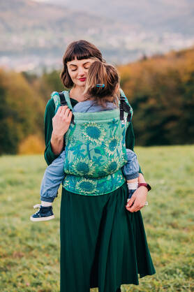 Sunflowers Green, NatiGrow Adjustable Carrier [100% cotton]