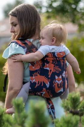 Foxes Orenji, ONBUHIMO CARRIER, [100% cotton]