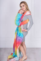 Oxytocin Rainbow, RING SLING, gath.shoul., [100% cotton] baby wrap, baby wraps, babywearing, wrap, wraps, for children, for child, sling, slings, baby sling, baby slings