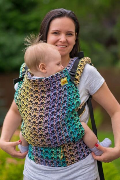 Rythm of the Heart, NATIGO CARRIER, [100% cotton] baby carrier, baby carriers, ergonomic baby carrier, ergonomic baby carriers, ssc carrier, ssc carriers, ssc baby carrier, ssc baby carriers