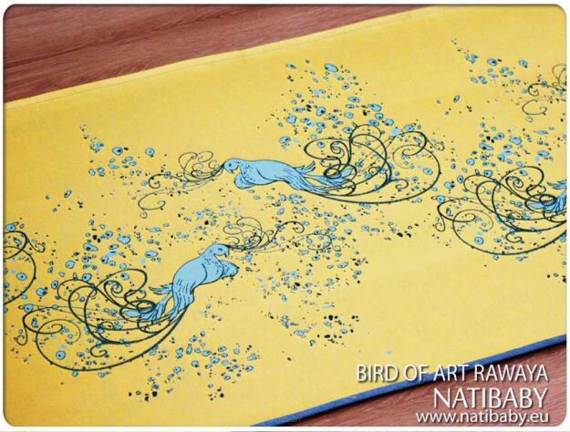 Bird Of Art Rawaya, RING SLING, gath.shoul., [100% cotton] baby wrap, baby wraps, babywearing, wrap, wraps, for children, for child, sling, slings, baby sling, baby slings