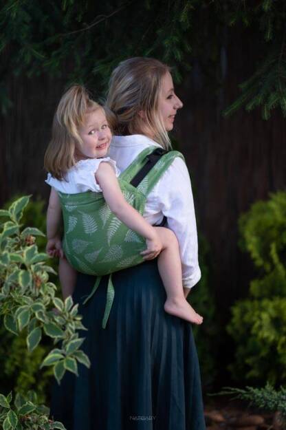 BABY Ferns Green, ONBUHIMO CARRIER, [100% cotton]