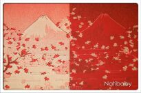 Mount Fuji Seen Through Cherry Blossom Crema, NATIGO CARRIER, [75% cotton, 25% linen] baby carrier, baby carriers, ergonomic baby carrier, ergonomic baby carriers, ssc carrier, ssc carriers, ssc baby carrier, ssc baby carriers