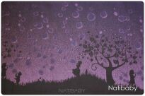 Bubbles Purple, WRAP, [100% cotton] baby wrap, baby wraps, babywearing, wrap, wraps, for children, for child, sling, slings, baby sling, baby slings