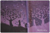 Bubbles Purple, WRAP, [100% cotton] baby wrap, baby wraps, babywearing, wrap, wraps, for children, for child, sling, slings, baby sling, baby slings