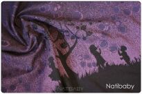 Bubbles Purple, WRAP, [100% cotton] baby wrap, baby wraps, babywearing, wrap, wraps, for children, for child, sling, slings, baby sling, baby slings