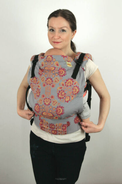 BABY Folk sunset, NATIGO CARRIER, [100% cotton]