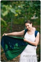 Forest Verde, RING SLING, [60% bamb.visc., 40% linen] baby wrap, baby wraps, babywearing, wrap, wraps, for children, for child, sling, slings, baby sling, baby slings