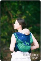Forest Verde, RING SLING, [60% bamb.visc., 40% linen] baby wrap, baby wraps, babywearing, wrap, wraps, for children, for child, sling, slings, baby sling, baby slings