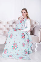Sweet Roses, WRAP, [100% cotton] baby wrap, baby wraps, babywearing, wrap, wraps, for children, for child, sling, slings, baby sling, baby slings