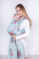 Sweet Roses, WRAP, [100% cotton] baby wrap, baby wraps, babywearing, wrap, wraps, for children, for child, sling, slings, baby sling, baby slings