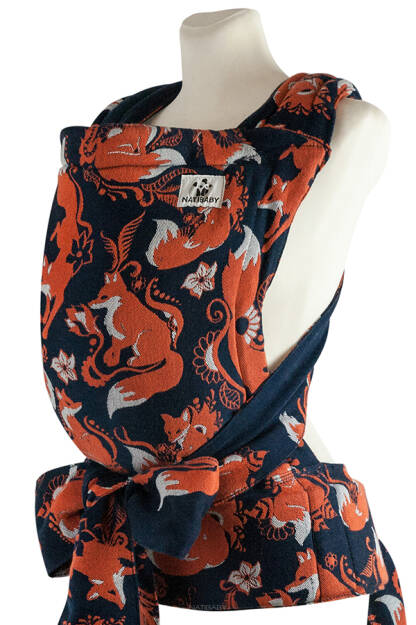 Foxes Orenji, MEI TAI CARRIER, [100% cotton]