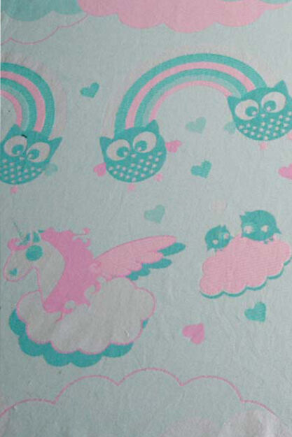 Unicorn Cotton Candy v1, WRAP, [100% cotton]