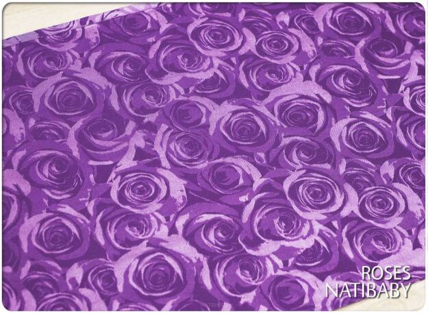 Roses, WRAP, [70% cotton, 30% silk] baby wrap, baby wraps, babywearing, wrap, wraps, for children, for child, sling, slings, baby sling, baby slings