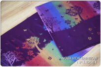 Nova Vida Rainbow, WRAP, [70% cotton, 30% linen] baby wrap, baby wraps, babywearing, wrap, wraps, for children, for child, sling, slings, baby sling, baby slings
