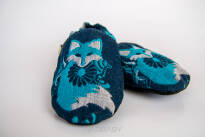Slippers Foxes Blue