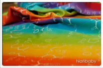 Oxytocin Rainbow Ii, WRAP, [100% cotton] baby wrap, baby wraps, babywearing, wrap, wraps, for children, for child, sling, slings, baby sling, baby slings