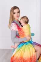Oxytocin Rainbow Ii, WRAP, [100% cotton] baby wrap, baby wraps, babywearing, wrap, wraps, for children, for child, sling, slings, baby sling, baby slings