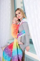 Oxytocin Rainbow Ii, WRAP, [100% cotton] baby wrap, baby wraps, babywearing, wrap, wraps, for children, for child, sling, slings, baby sling, baby slings