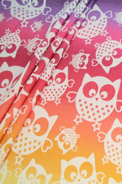 Mysterious Owls Day, WRAP, [60% Cotton , 25% Linen , 15% Silk]