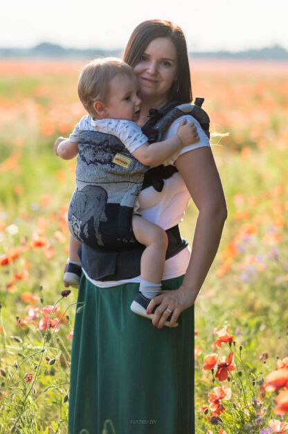 In Bocca al Lupo, NatiGrow Adjustable Carrier, [30% hemp, 70% cotton]