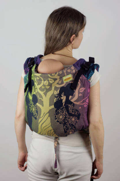 Flying Without Wings Indigo, ONBUHIMO CARRIER, [100% cotton]