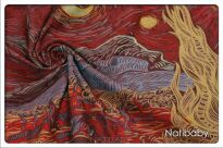 Starry Night Roava, WRAP, [100% cotton] baby wrap, baby wraps, babywearing, wrap, wraps, for children, for child, sling, slings, baby sling, baby slings