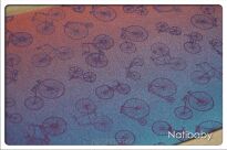 Bikes Orange, WRAP, [100% cotton] baby wrap, baby wraps, babywearing, wrap, wraps, for children, for child, sling, slings, baby sling, baby slings