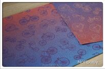 Bikes Orange, WRAP, [100% cotton] baby wrap, baby wraps, babywearing, wrap, wraps, for children, for child, sling, slings, baby sling, baby slings