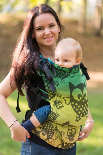 Magnificent Owls Night, NatiGrow Adjustable Carrier, [40% Linen, 60% Cotton]