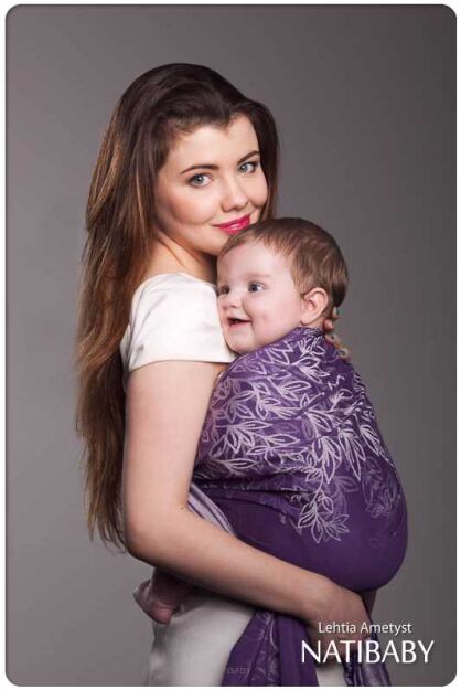 Lehtia Ametyst, WRAP, [60% cotton, 40% silk] baby wrap, baby wraps, babywearing, wrap, wraps, for children, for child, sling, slings, baby sling, baby slings