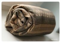Honsiu Khaki, WRAP, [70% cotton, 30% linen] baby wrap, baby wraps, babywearing, wrap, wraps, for children, for child, sling, slings, baby sling, baby slings