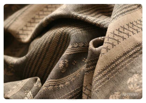 Honsiu Khaki, WRAP, [70% cotton, 30% linen] baby wrap, baby wraps, babywearing, wrap, wraps, for children, for child, sling, slings, baby sling, baby slings