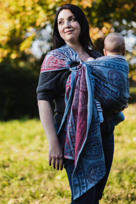 Cutouts Lorgyna, RING SLING  [75% cotton, 25% merino]