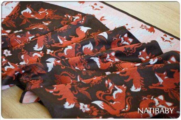 Foxes Brun, WRAP, [50% cotton, 25% linen , 15% ramie, 10% silk], sp.off.