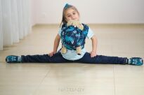Doll Wrap Foxes Blue baby wrap, baby wraps, babywearing, wrap, wraps, for children, for child, sling, slings, baby sling, baby slings