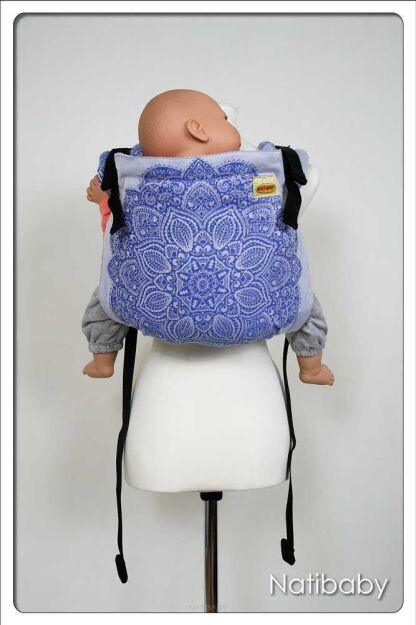 Adornos Indios Blue, ONBUHIMO CARRIER, [100% cotton] baby carrier, baby carriers, ergonomic baby carrier, ergonomic baby carriers, ssc carrier, ssc carriers, ssc baby carrier, ssc baby carriers