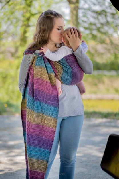 Rainbow Roam, Ring Sling, [100% cotton]