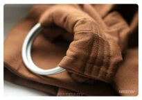 Brown, RING SLING, [100% cotton] baby wrap, baby wraps, babywearing, wrap, wraps, for children, for child, sling, slings, baby sling, baby slings