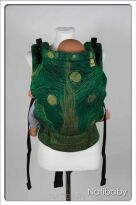 Starry Night Emerald, NATIGO CARRIER, [100% cotton] baby carrier, baby carriers, ergonomic baby carrier, ergonomic baby carriers, ssc carrier, ssc carriers, ssc baby carrier, ssc baby carriers