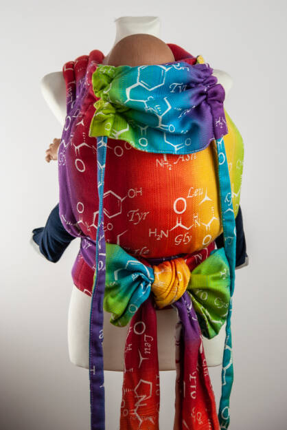 Oxytocin Rainbow, HALF BUCKLE CARRIER, [100% cotton]