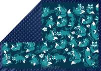 Blanket NatiBlanket Foxes Blue Natibaby foxes-blue-blanket.jpg