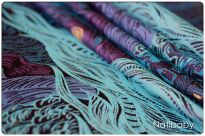 Starry Night Qualila, RING SLING, gath.shoul., [100% cotton] baby wrap, baby wraps, babywearing, wrap, wraps, for children, for child, sling, slings, baby sling, baby slings